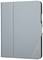 Szare etui na tablet o smukłej, minimalistycznej stylistyce. Pokrowiec ochronny można złożyć, co zapewnia dostęp do klawiatury tabletu.