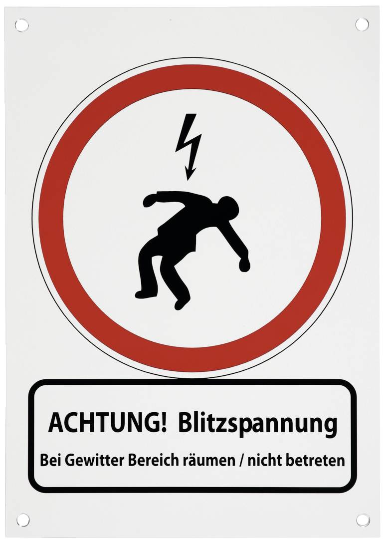 Інформаційна табличка DEHN HWS 297X210 ABS DE EN AL 480698, 1 шт.