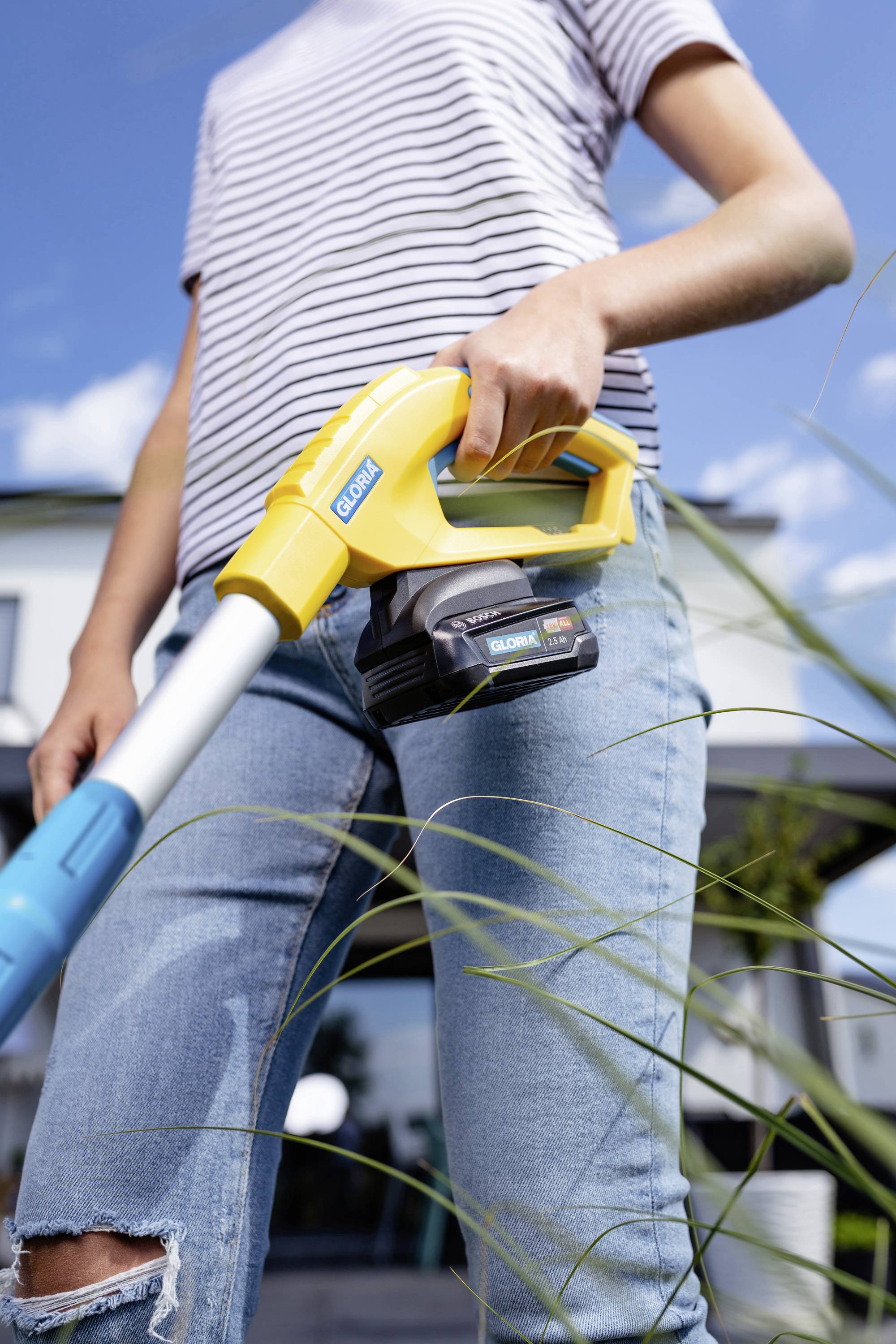 Акумуляторні ножиці для трави Gloria Home and Garden FineCut з акумулятором та зарядним пристроєм 18 В 2,5 Аг