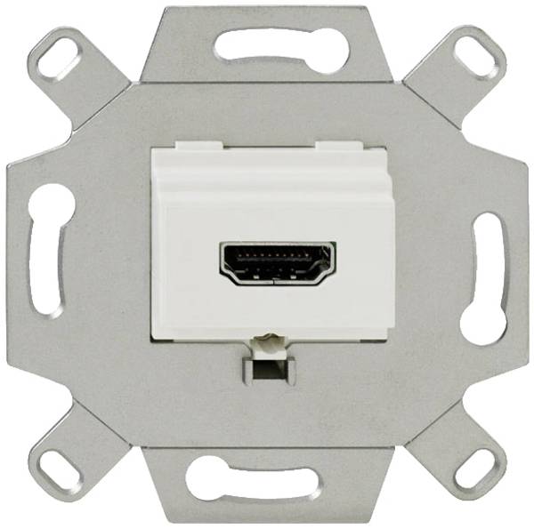Rutenbeck 17010553  Gniazdo przyłączeniowe  zawiera HDMI  biały