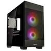 Lian Li LANCOOL 205M Micro Tower Obudowa, Obudowa gamingowa czarny