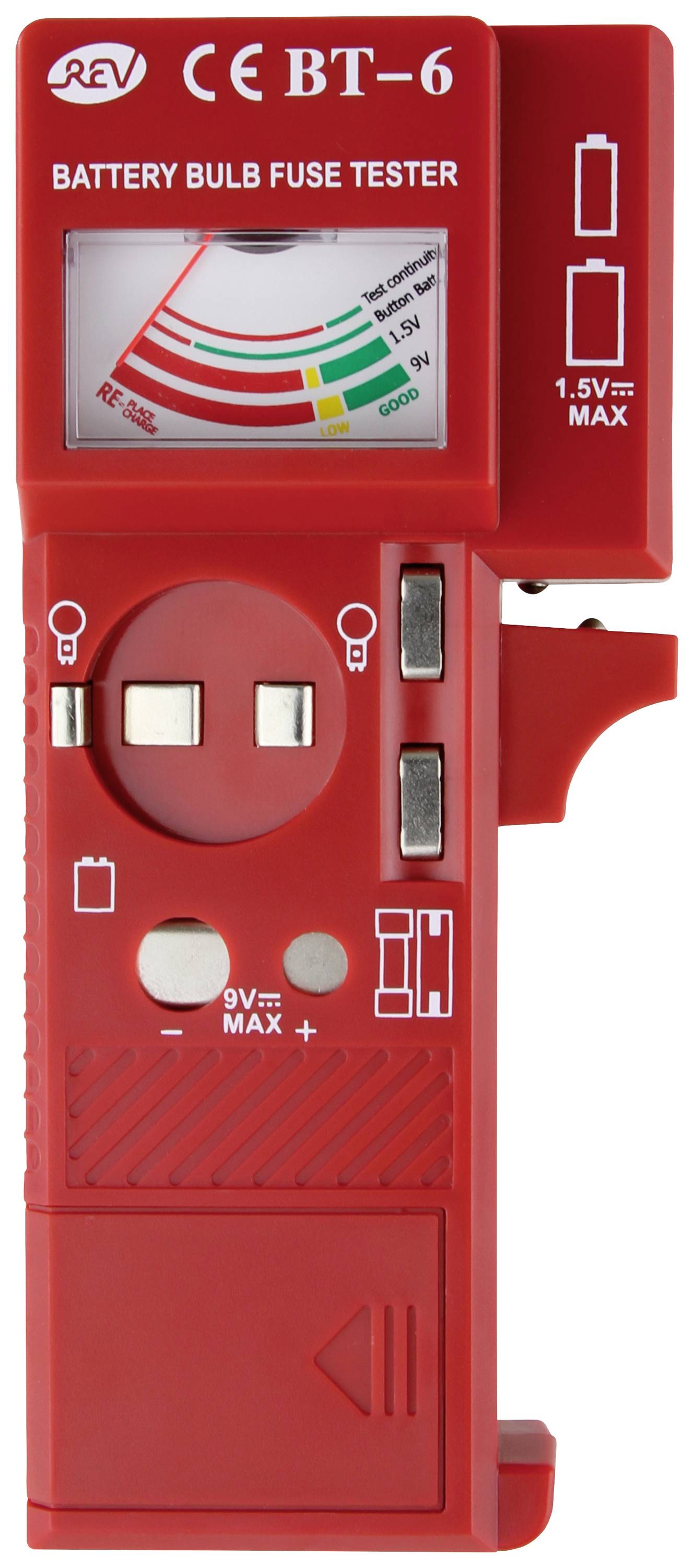 Тестер акумуляторів REV BT-6