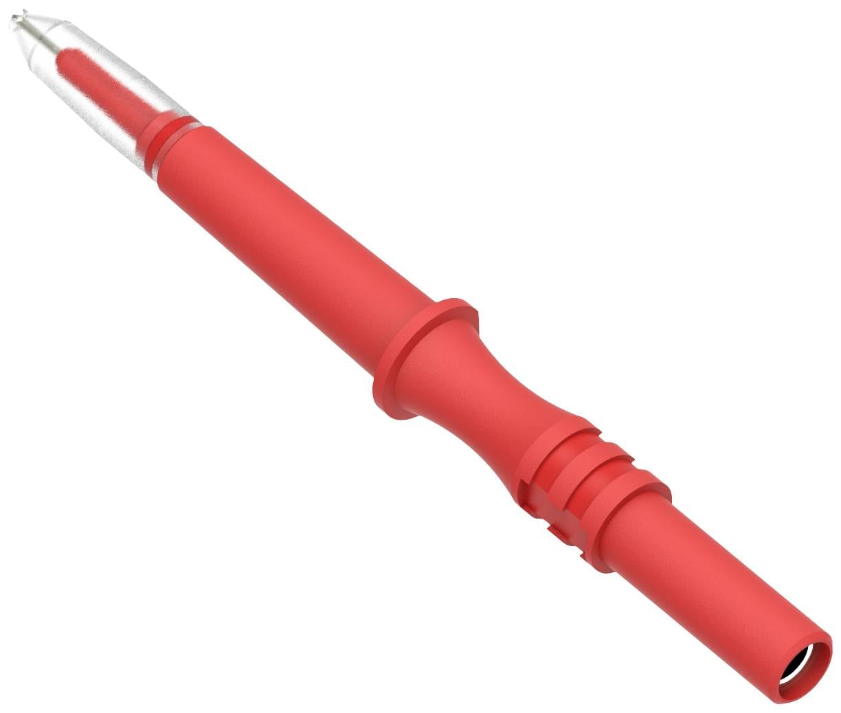 Electro PJP 464-IEC-CD1-R Końcówka pomiarowa 464-IEC-CD1-R złącze żeńskie 4 mm CAT II 600 V czerwony 1 szt.