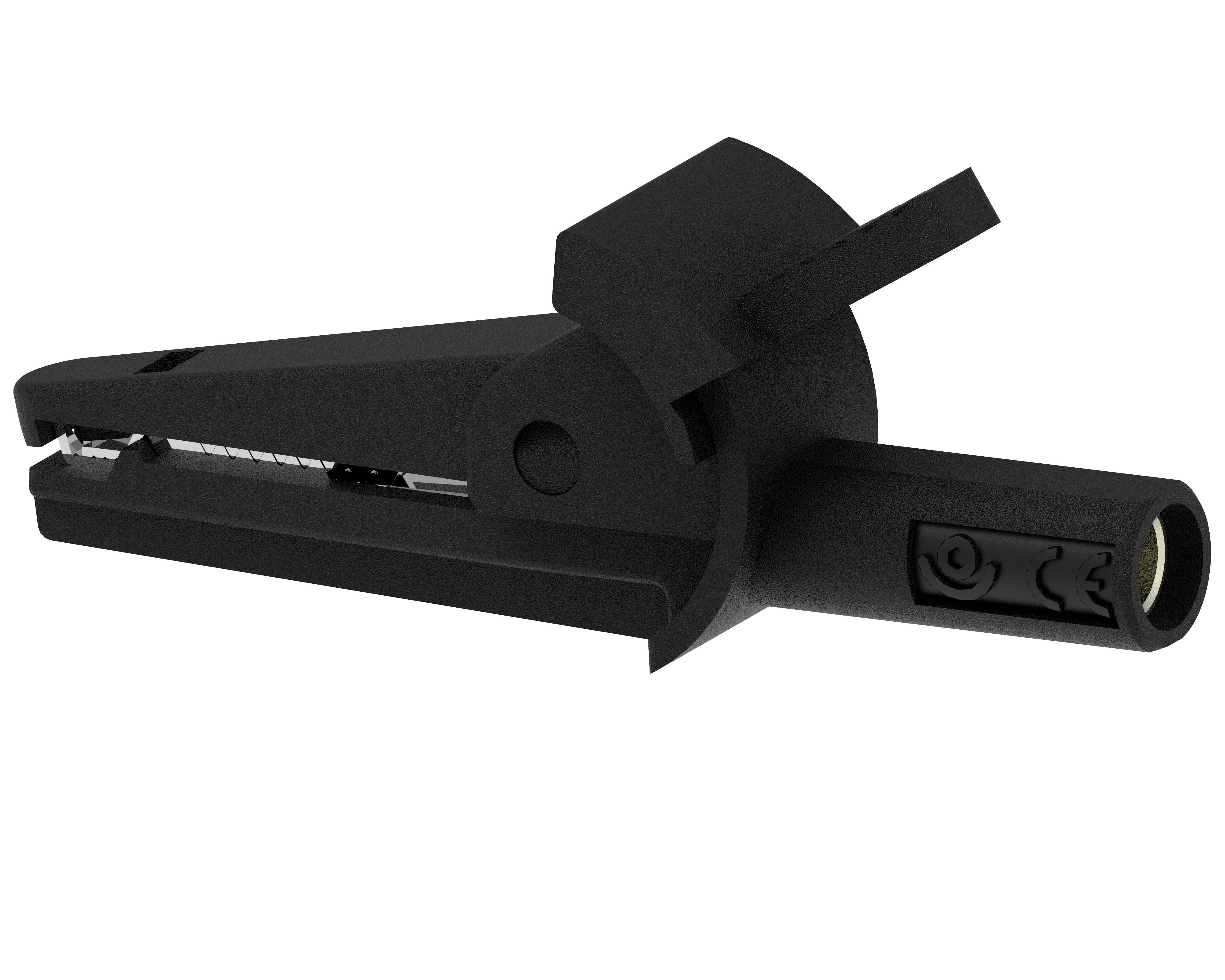 Затискач «крокодил» Electro PJP 5002-IEC-d4-CD1-N 5002-IEC-d4-CD1-N Максимальний діапазон затискання: 9 мм Довжина: 51 мм чорний 1