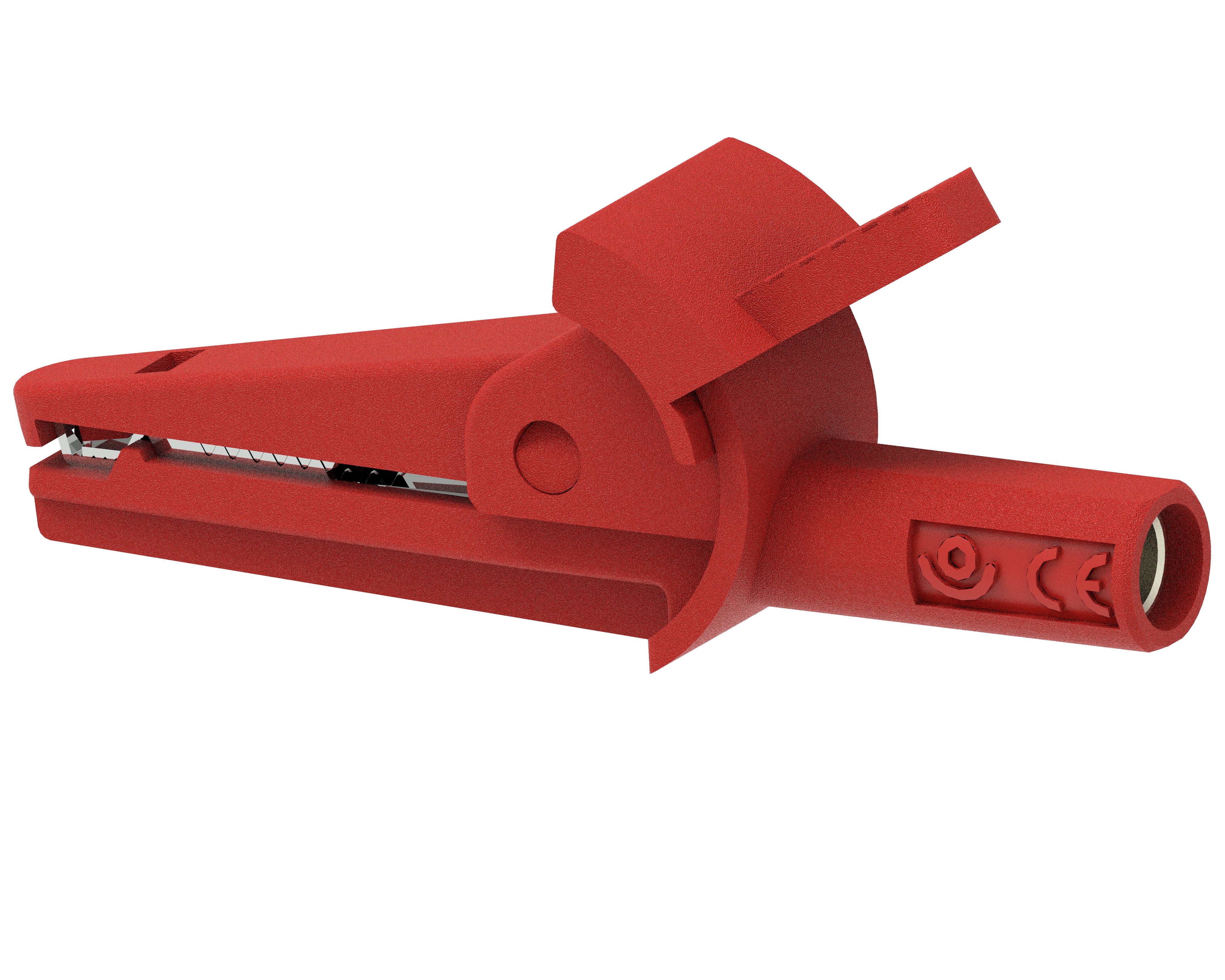 Затискач «крокодил» Electro PJP 5002-IEC-d4-CD1-R 5002-IEC-d4-CD1-R Максимальний діапазон затискання: 9 мм Довжина: 51 мм червоний