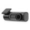 Kompaktowa, czarna kamera samochodowa z logo marki na przedniej części, przeznaczona do zamocowania na przedniej szybie pojazdu.