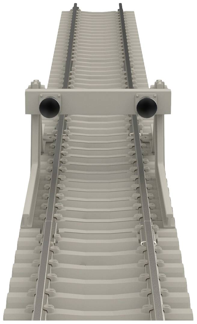 T14503 N Minitrix пряма, бетонна основа 17,5 мм 10 шт.