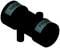 Czarny, cylindryczny element z napisem 'FIPLOCK' po obu stronach. Wygląda na element złączny lub połączeniowy.