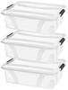 Pojemnik do przechowywania Siena HOME Anzio, (S x W x G) 38.5 x 11.1 x 25.4 cm, 7 l, przeźroczysty