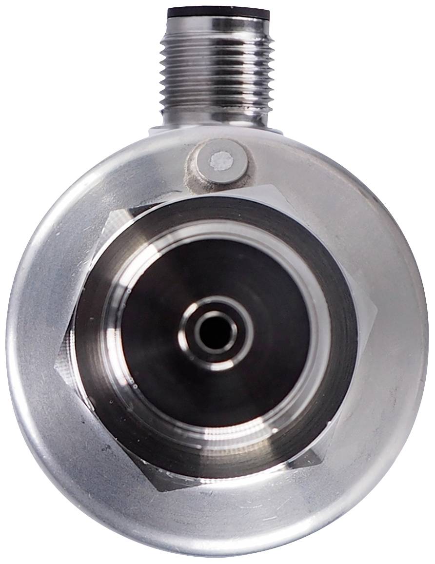 Przemysłowy element metalowy o kształcie kołowym z centralnym przyłączem, prawdopodobnie część systemu hydraulicznego lub ciśnieniowego.