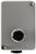 Prostokątna, szara obudowa z centralnym czarnym przełącznikiem obrotowym; u góry po prawej i lewej stronie śruby mocujące.