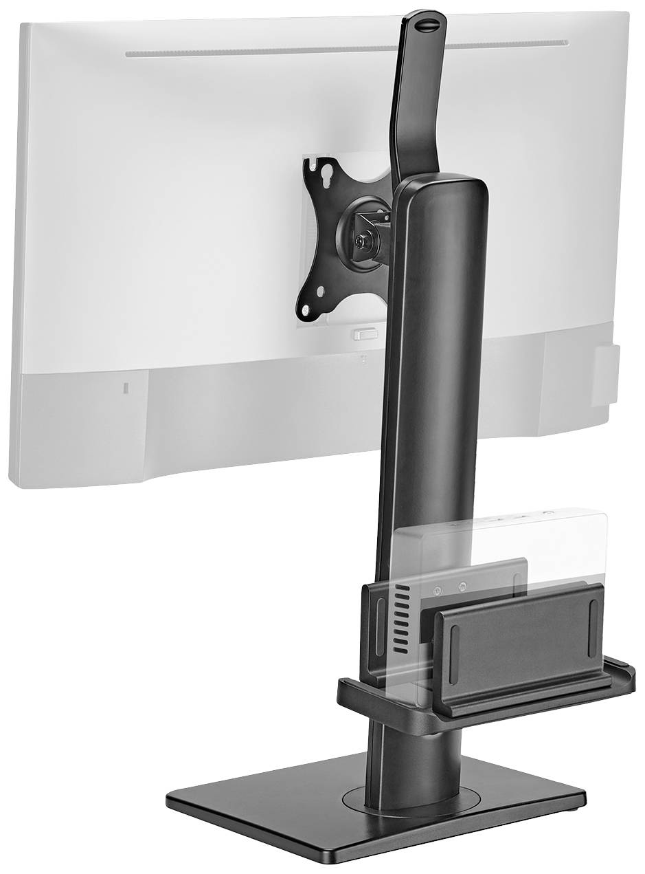 Настінний тримач для монітора My Wall, стоячий HL60L 1 дисплей 43,2 см (17 дюймів) - 81,3 см (32 дюйми), чорний, стоячий, поворотн