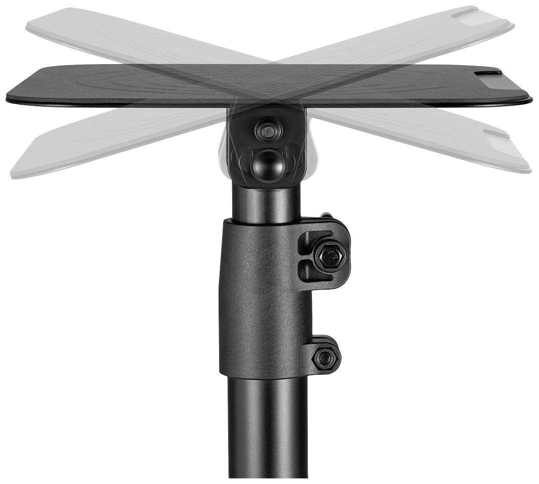 My Wall Speaker Stand HS30L 2 Чорний дисплей із регульованою висотою, поворотний, стоячий