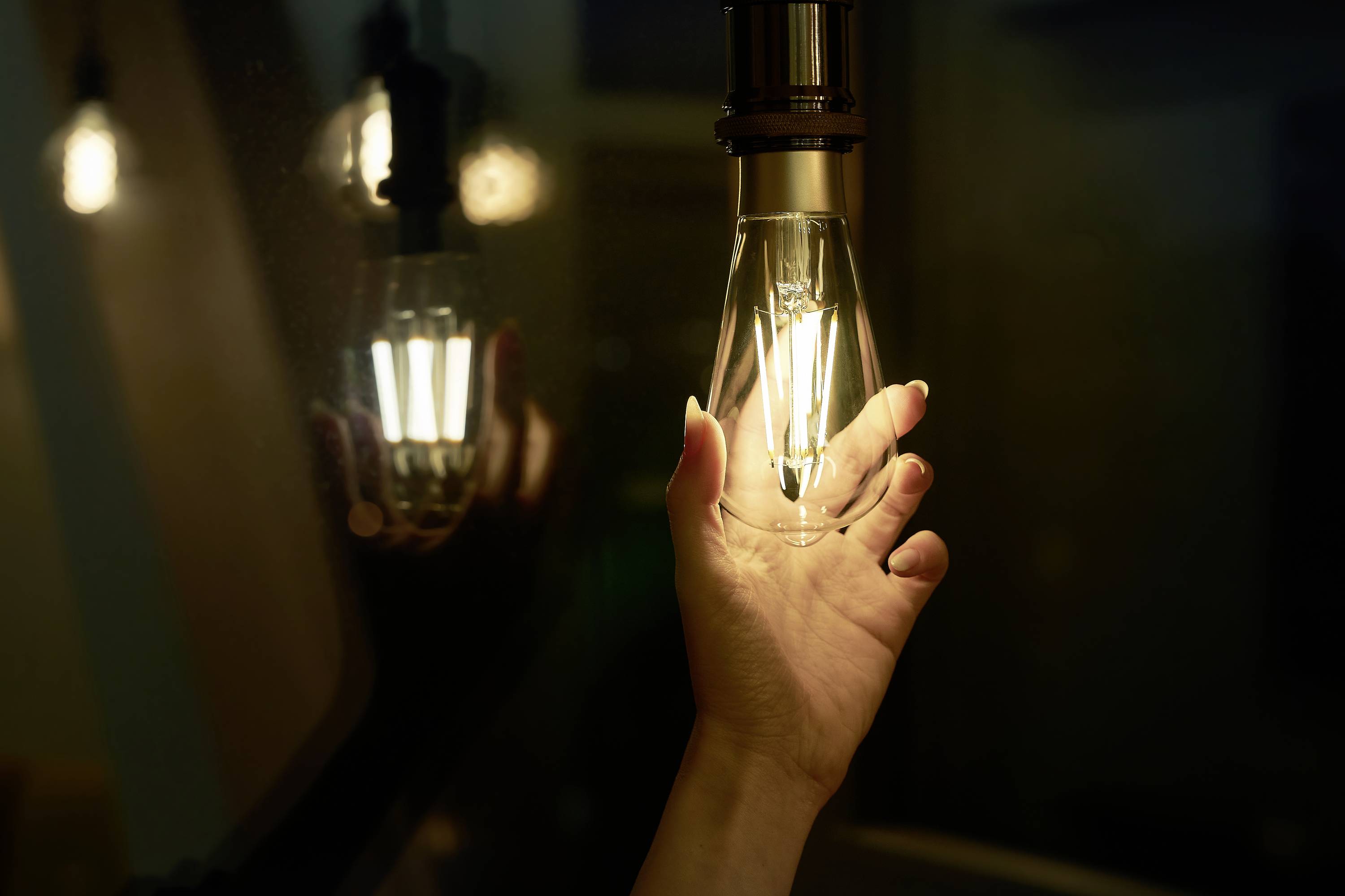 Світлодіодна лампа Shelly Shelly Vintage E27 ST64 EEK: E (A - G) Wi-Fi