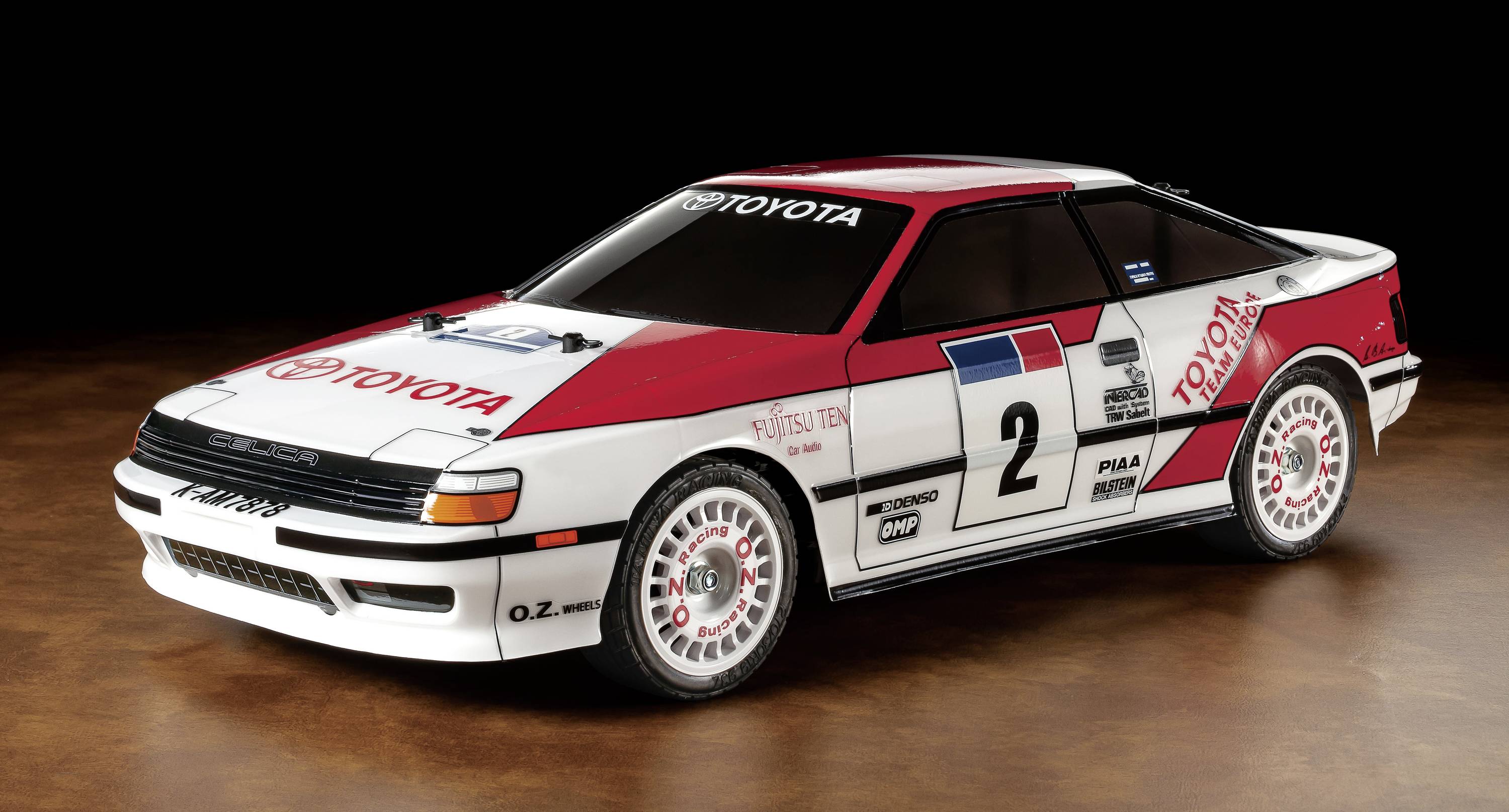 Модель радіокерованого автомобіля Tamiya 1:10 на радіокеруванні Toyota Celica GT-Four TT-02, 1:10, самостійне складання
