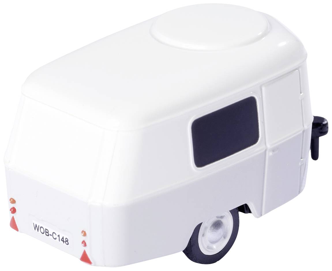 Carson Modelsport 504154 1:87 Wohnwagen mit Anhängerkupplung 1:87 Причіп для моделі автомобіля