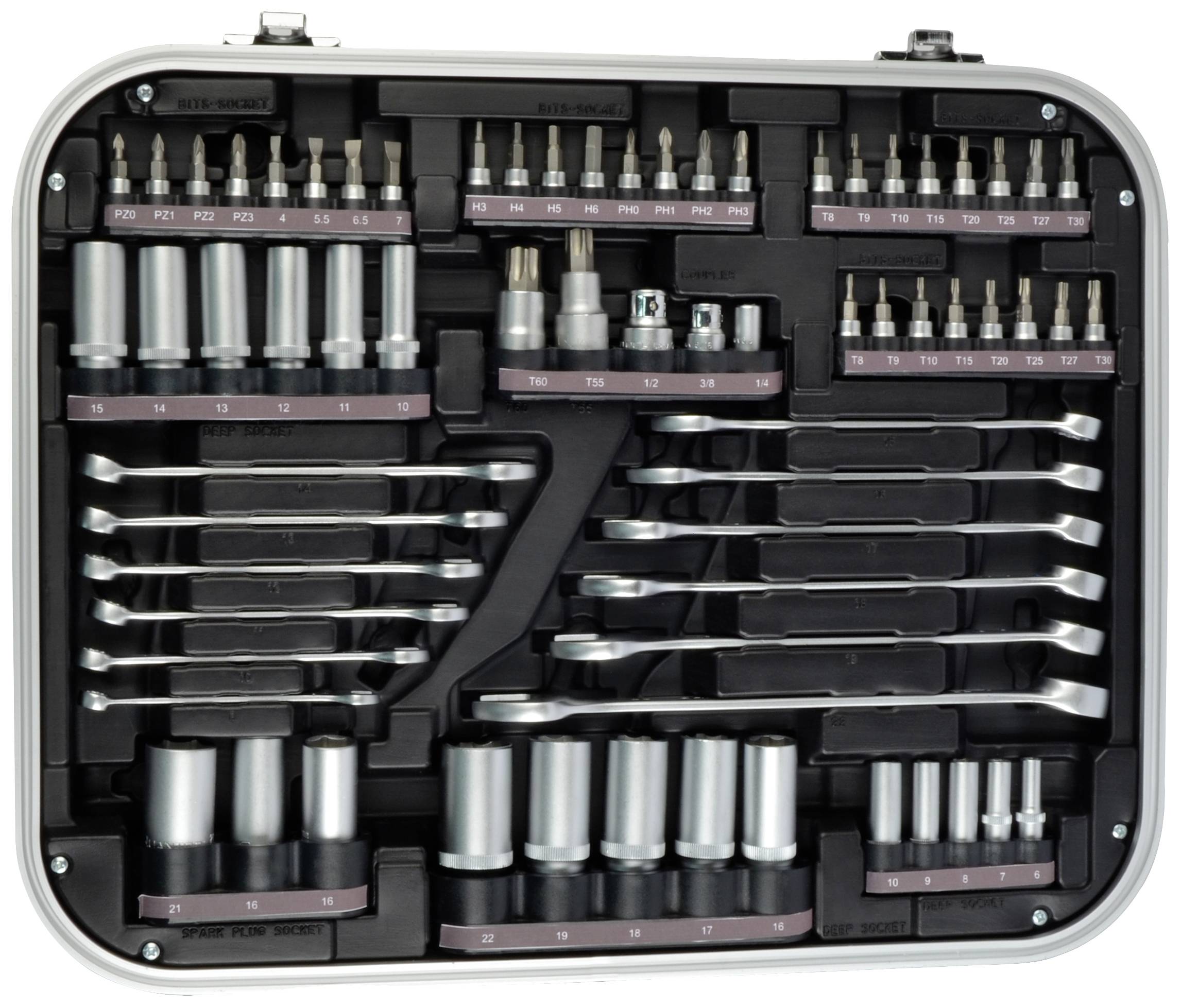 Набір торцевих ключів Brüder Mannesmann QUANTOOL Q25000 1/4