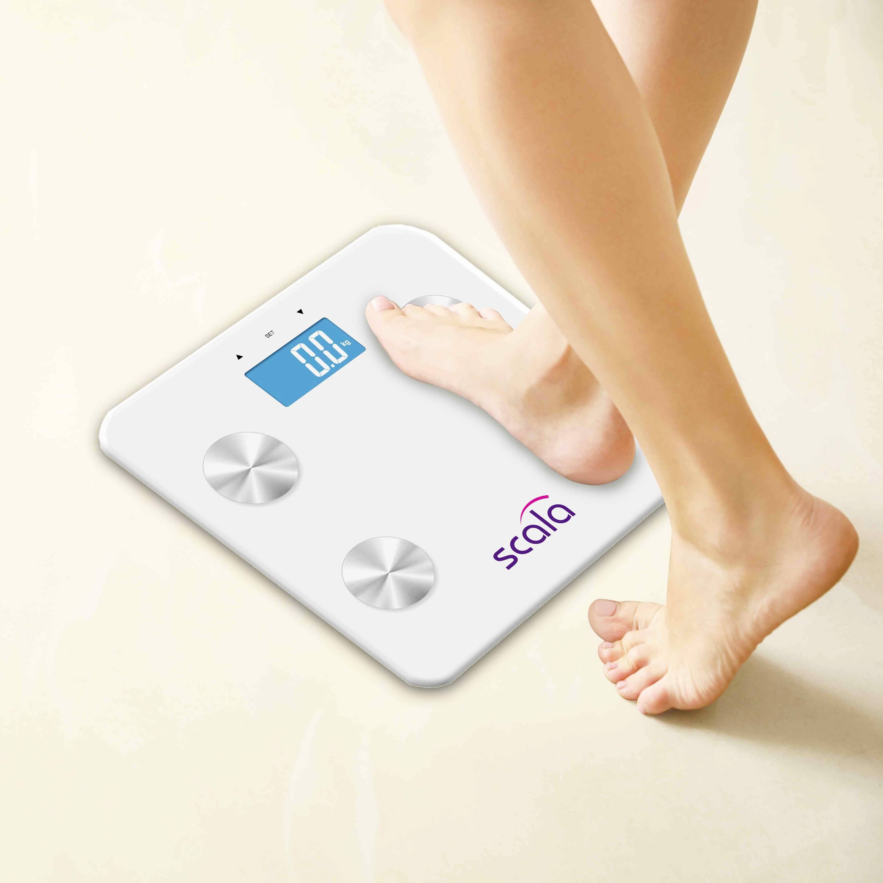 Цифровий аналізатор складу тіла Scala SC 4280, максимальний діапазон вимірювання: 180 кг, білий