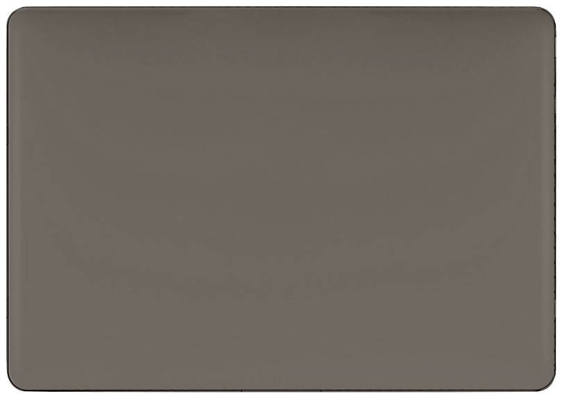 Prostokątny obiekt w ciemnoszarym kolorze.