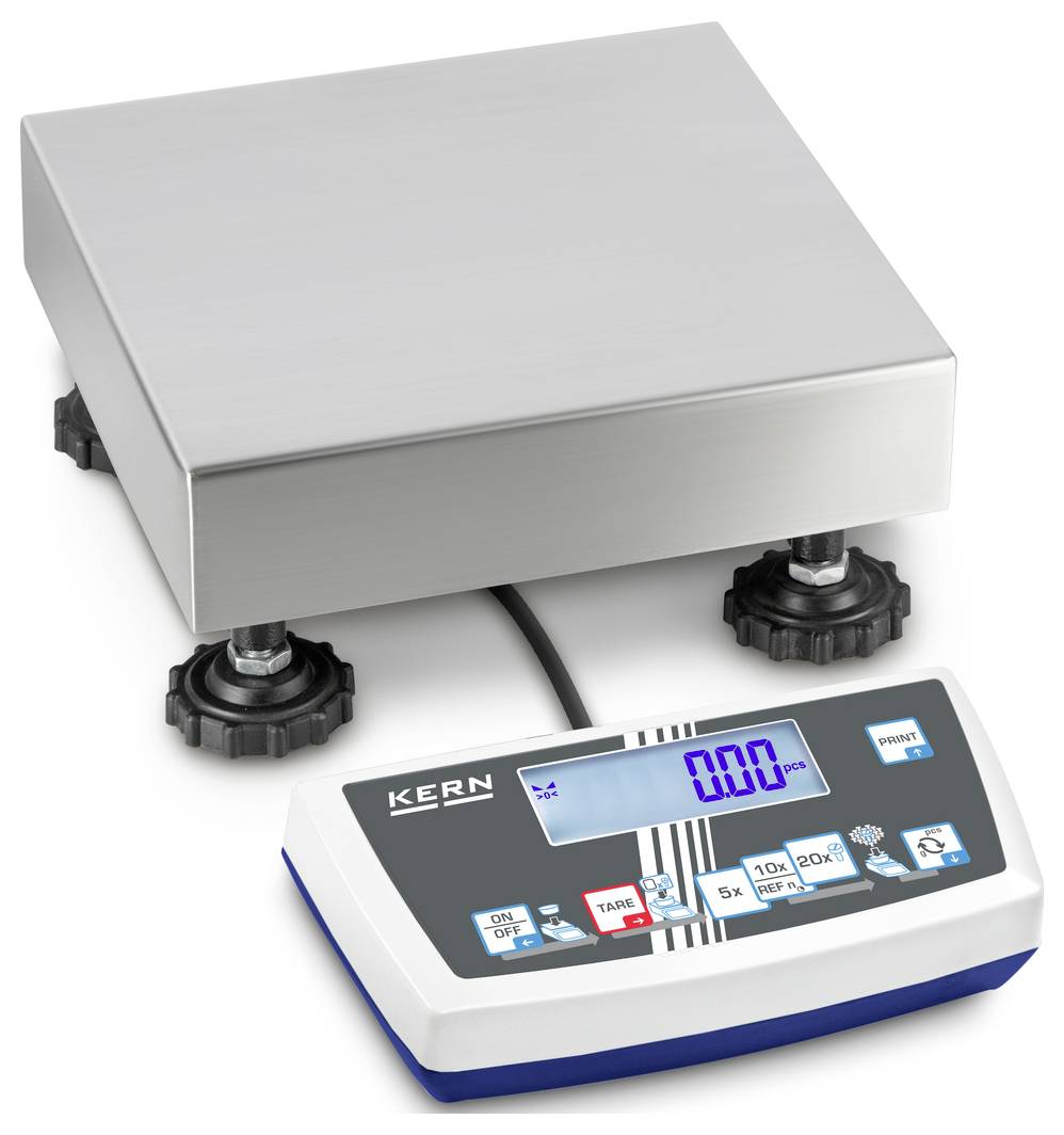 Przemysłowa waga z wyświetlaczem cyfrowym, pokazująca '0.00'. Idealna do precyzyjnego ważenia w środowiskach przemysłowych.