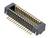 Elektryczny złącz z wieloma złoconymi stykami metalowymi, przeznaczony do urządzeń elektronicznych i płytek drukowanych.