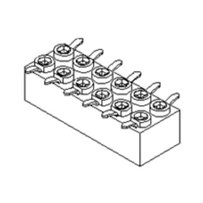Schematyczny rysunek klocka Lego z ośmioma wypustkami, na którym znajduje się osiem mniejszych, rozmieszczonych dookoła elementów.