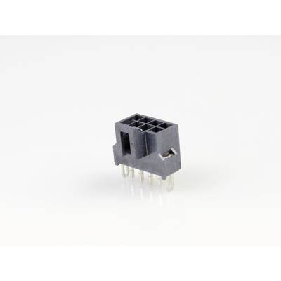 Czarny elektroniczny złącze wtykowe z wieloma metalowymi stykami, odpowiednie do urządzeń technicznych lub elektronicznych.