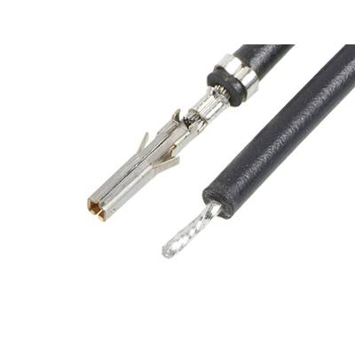 Czarny kabel koncentryczny z odkrytym końcem obok metalowego wtyku złącza antenowego.
