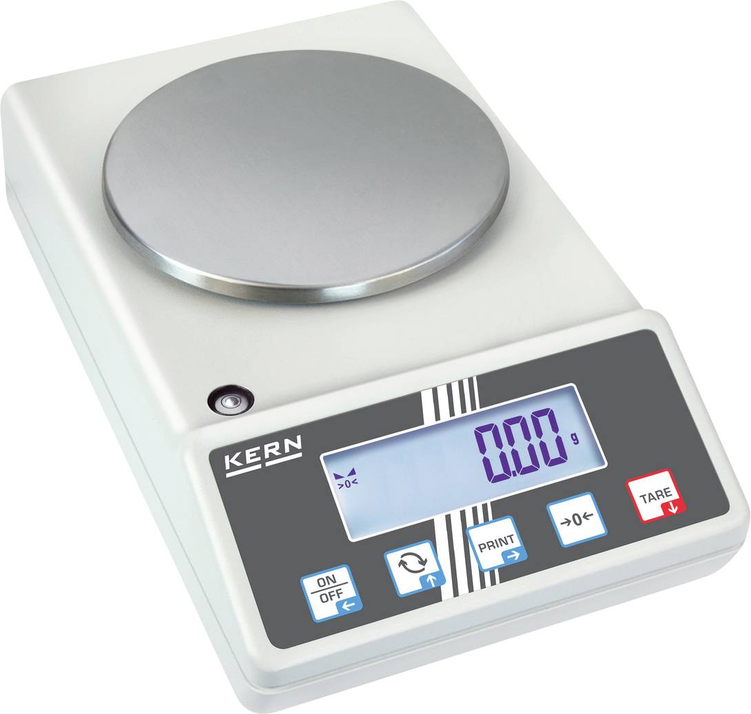 Прецизійні ваги Kern 572-35 Діапазон вимірювання макс. 2,4 кг Ціна поділки 0,01 г від мережі білий, чорний, срібний