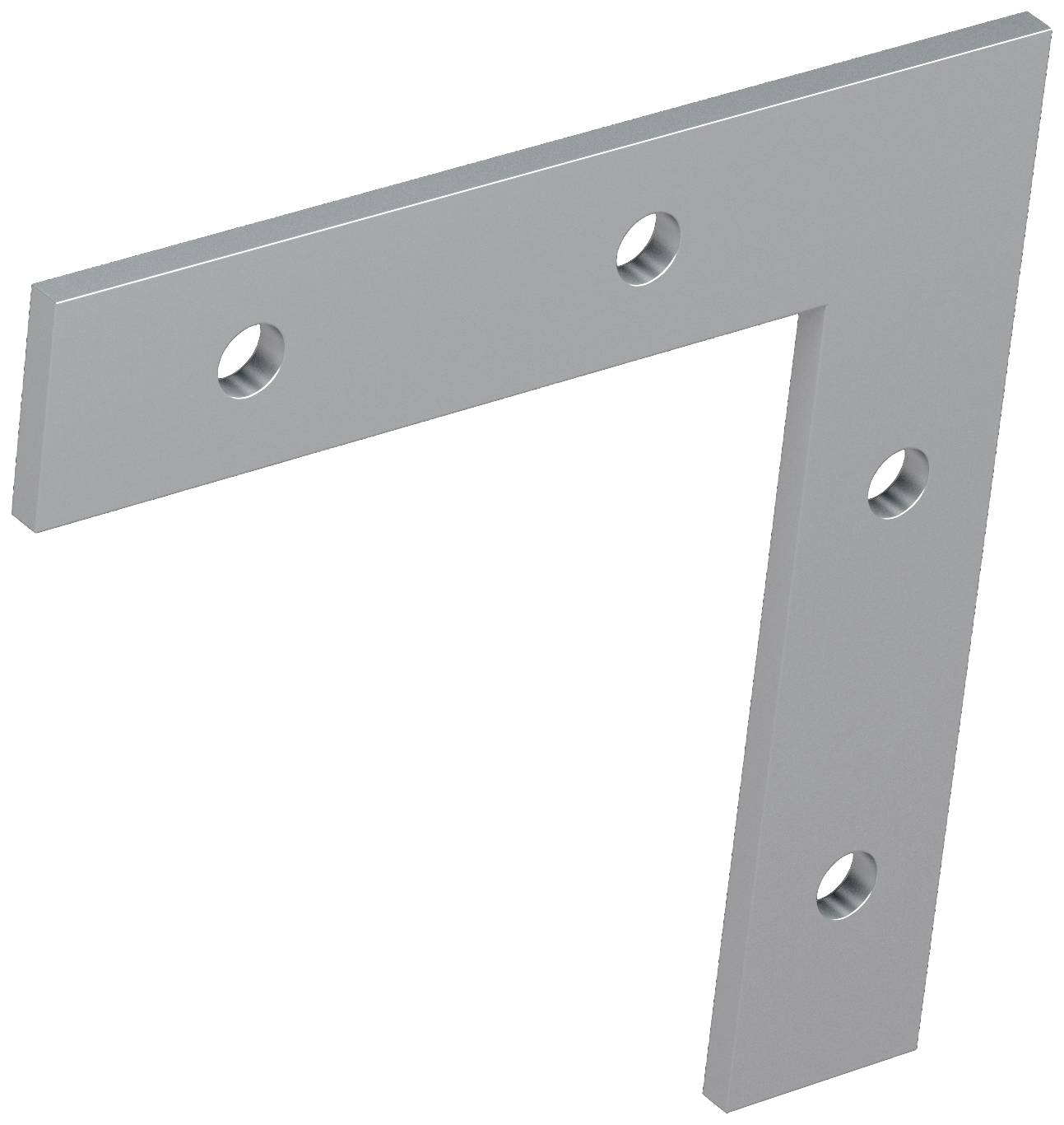 Barthelme 62398803 CATania Verbinder 90° Кутовий з'єднувач 90° з нержавіючої сталі V2A (Д x Ш x В) 50,5 x 50,5 x 1,7 мм 1 комплект