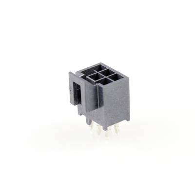 Czarny plastikowy element łączący z wieloma złączami i metalowymi stykami. Służy do połączeń elektrycznych w urządzeniach.