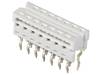 Molex Listwa kołkowa, żeńska, do wbudowania, standardowa Ilość pinów 14 Wymiary siatki: 1.27 mm 905841314 1 szt. tuba