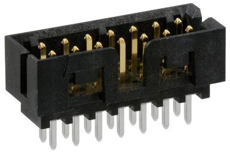 Molex 702470852 Listwa połączeniowa kątowe Wymiary siatki: 2.54 mm Ilość pinów: 8 Ilość rzędów: 2 1 szt. paleta