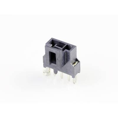 Czarny wtyk plastikowy i metalowy z wieloma stykami na białym tle, przeznaczony do połączeń elektronicznych.