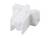 Mały, biały, prostokątny złącznik z tworzywa sztucznego z wieloma możliwościami podłączenia. Odpowiedni do łączenia przewodów elektrycznych.