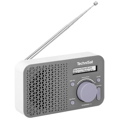 Radio przenośne TechniSat TechniRadio 200 DAB+, UKW  szary, biały