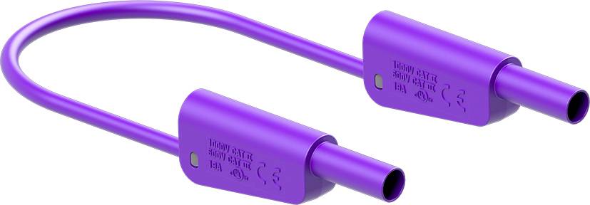 Вимірювальний кабель Stäubli SLK-4N-S10 200 см фіолетового кольору 1 шт.