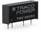 Element elektroniczny TRACO POWER TMV 0505S - przetwornik napięcia z czterema metalowymi pinami, odpowiedni do zastosowań w obwodach elektrycznych.