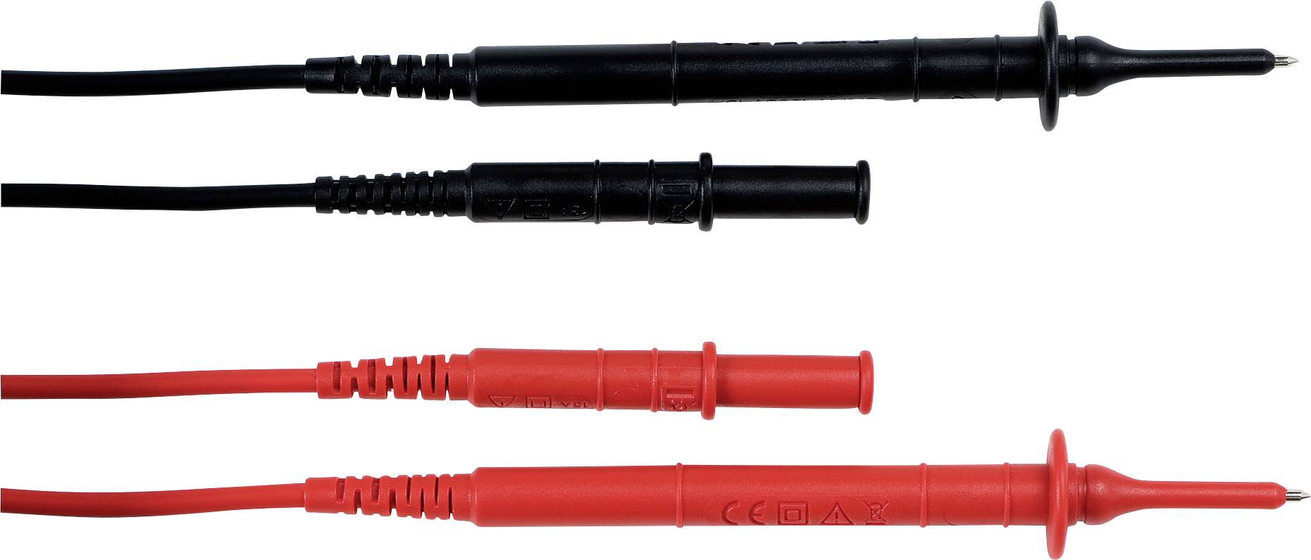 Chauvin Arnoux Test Lead Set Safety Male Connector 4 мм 1,5 м червоний, чорний 1 комплект