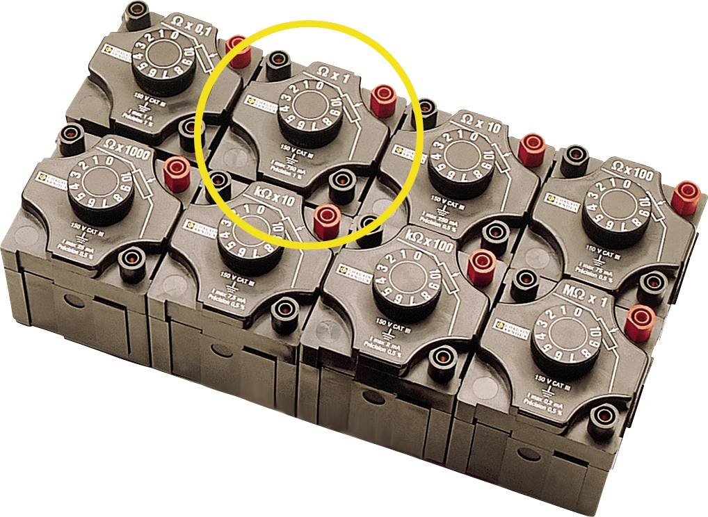 Декада вимірювання Шовіна-Арну від 1 до 10 Ом 7,5 В