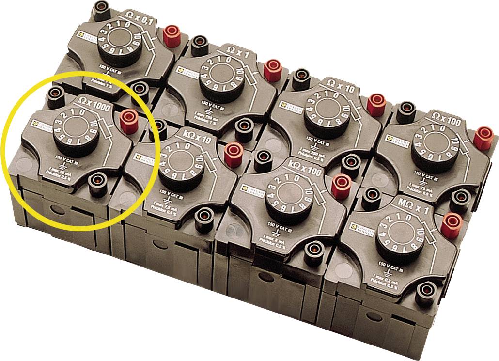 Вимірювальна декада Шовена-Арну від 1 до 10 кОм 250 В