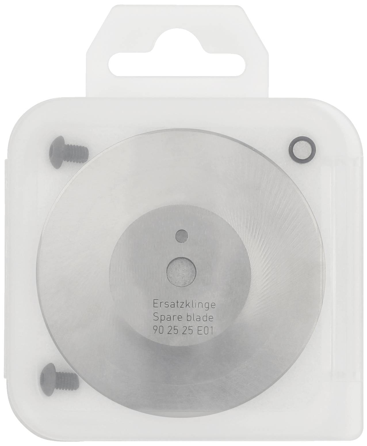 Ostrze wymienne w pudełku z tworzywa sztucznego, zawiera śruby i uszczelkę. Odpowiednie do określonych modeli.