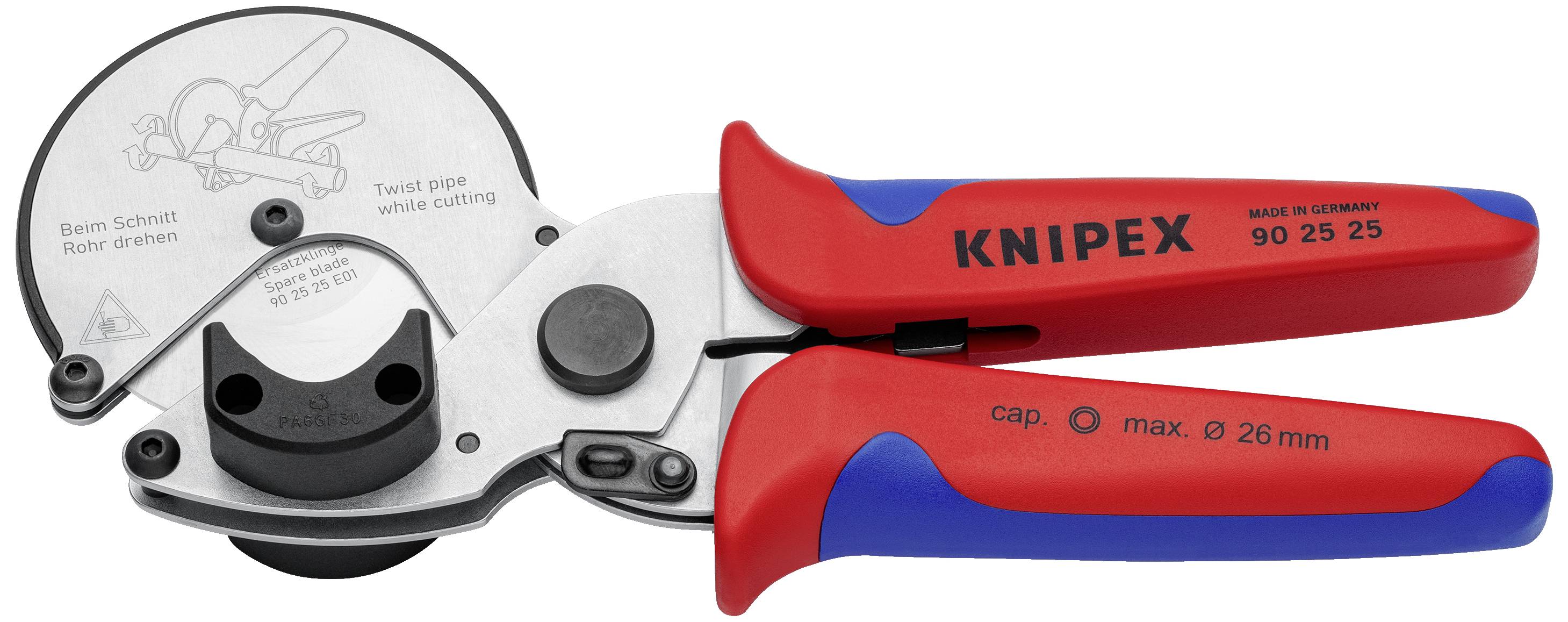 Ножиці для пластикових труб Knipex 90 25 25