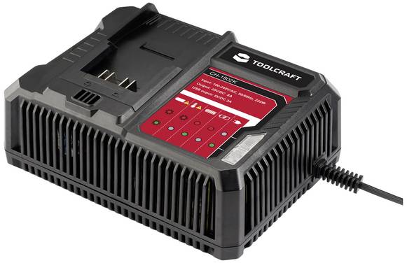 <br>  TOOLCRAFT<br>  ALG-1802 / TAWB-200<br>  Ładowarka do akumulatorów<br>