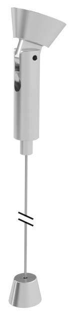 Elektryczny spieniacz do mleka ze stali nierdzewnej z smukłą rączką i obrotowym trzepaczkiem, idealny do spieniania mleka do kawy.