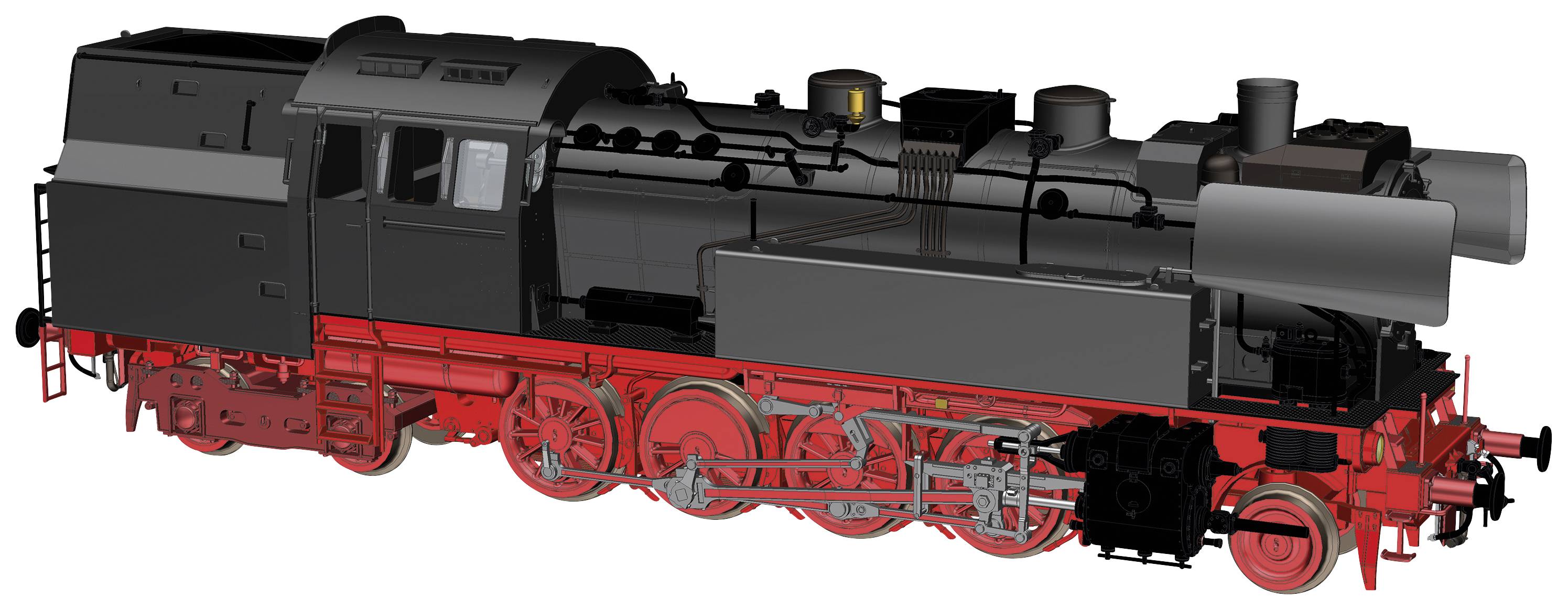Паровоз H0 Piko H0 50637, Аналоговий інтерфейс постійного струму, Довжина над буферами: 172 мм, Епоха: IV