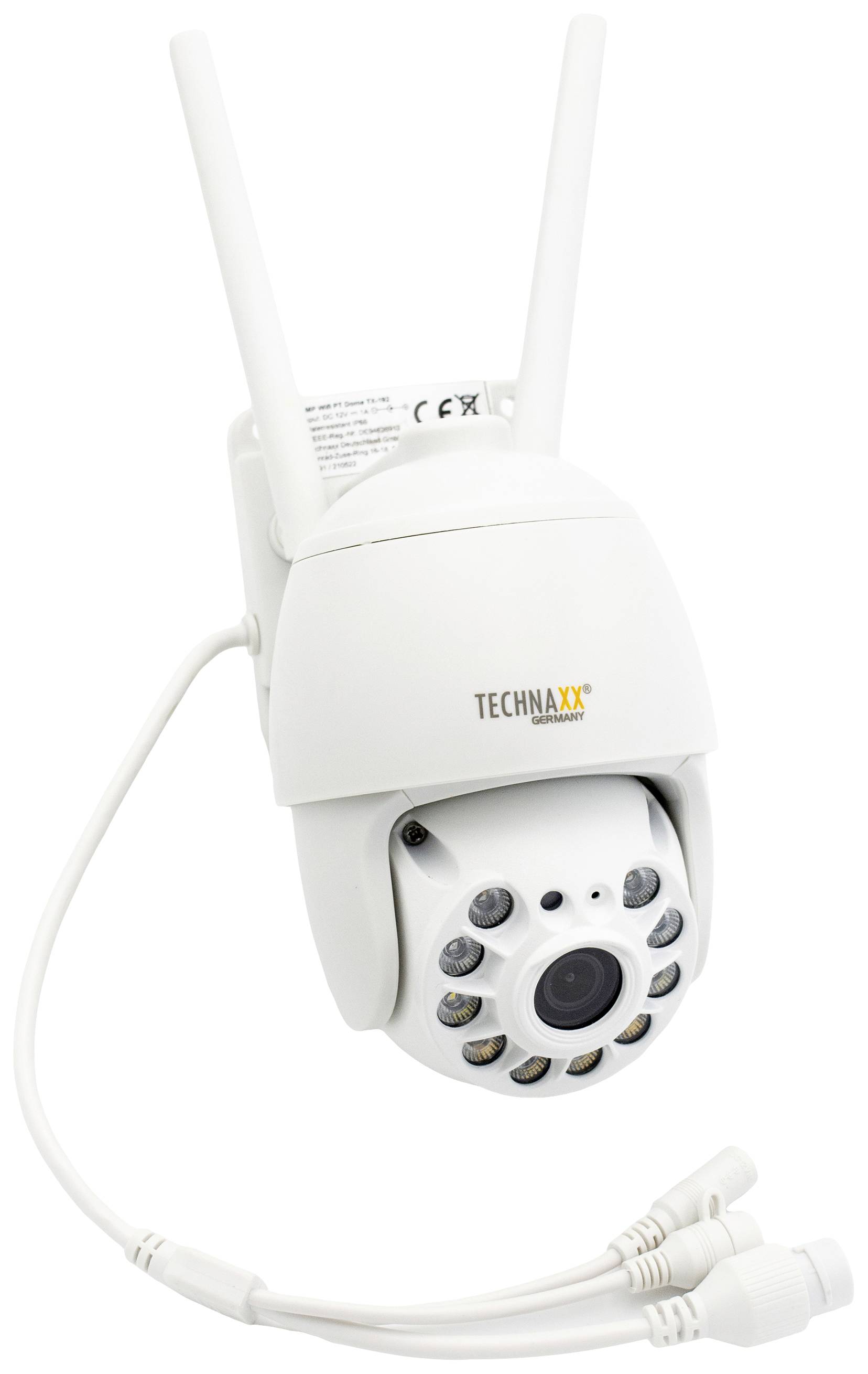 IP-камера відеоспостереження Technaxx TX-192 4991 WLAN, LAN 2304 x 1296 пікселів