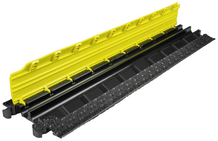 DEFENDER by Adam Hall Кабельный мост 86100LUX полиуретановый черный/желтый Количество каналов: 2 1005 мм Комплектация: 1 шт.