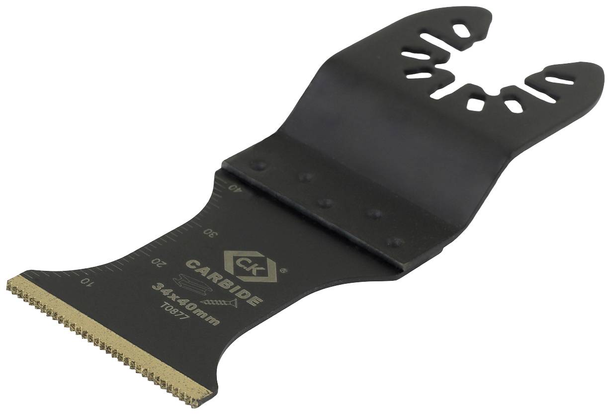 Czarna piłao żółtych zębach, przeznaczona do multiinstrumentów. Odpowiednia do cięcia metali i innych wytrzymałych materiałów.