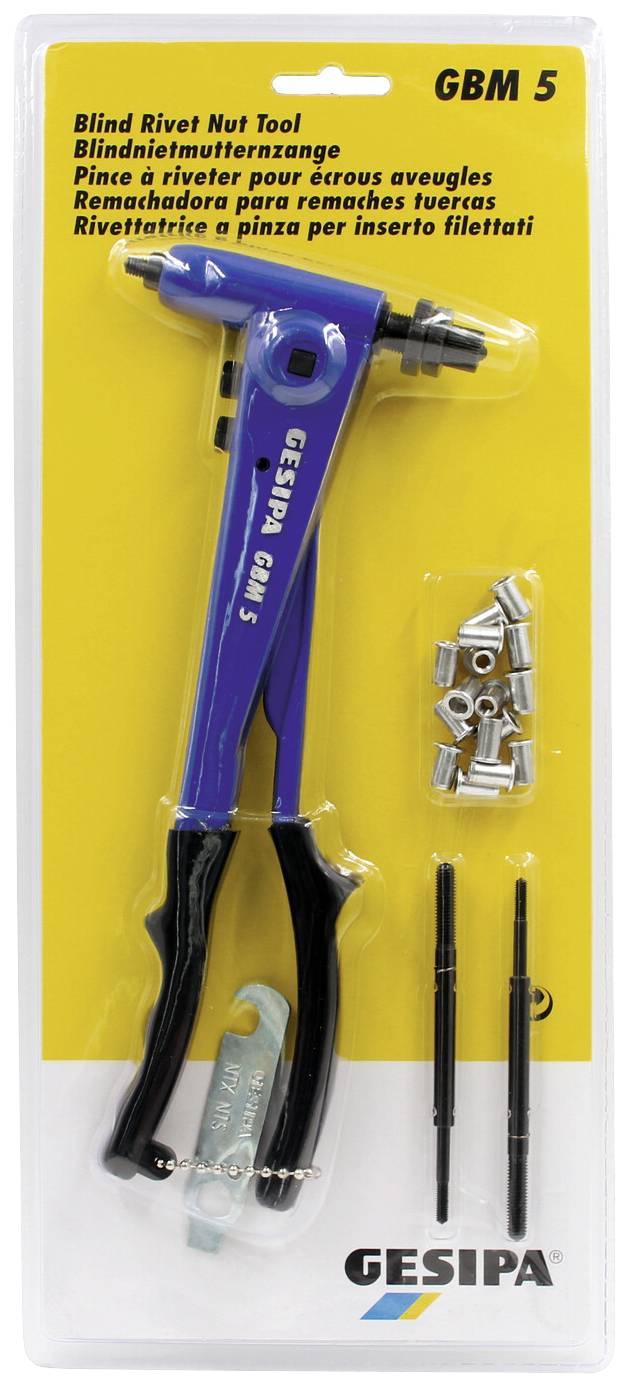 Заклепувальний інструмент для заклепувальних гайок Gesipa 1434803 1 шт.